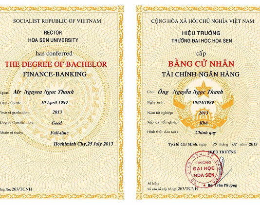 làm bằng đại học