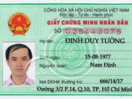 nhận làm chứng minh thư giả