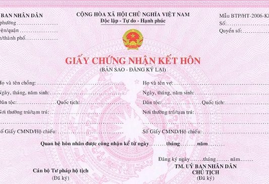 Làm đăng ký kết hôn giả