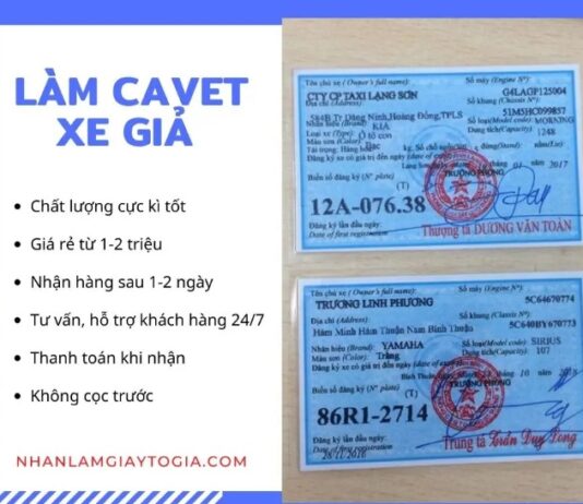 Làm cavet xe