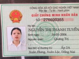 chứng minh nhân dân giả