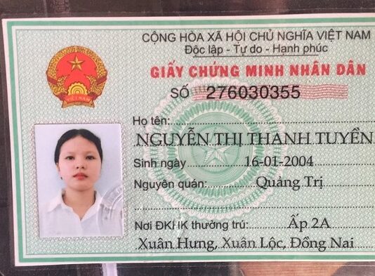 chứng minh nhân dân giả