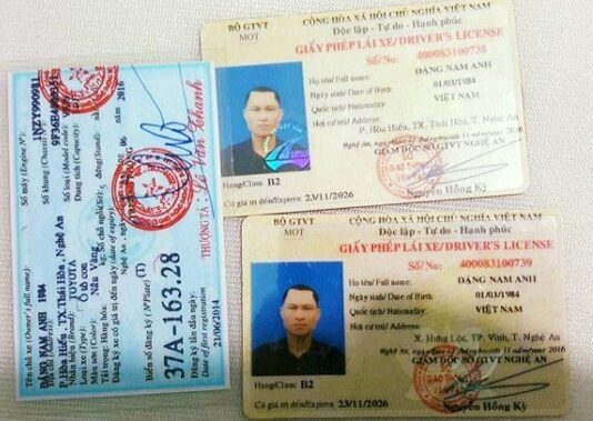 Làm cavet xe giả tphcm